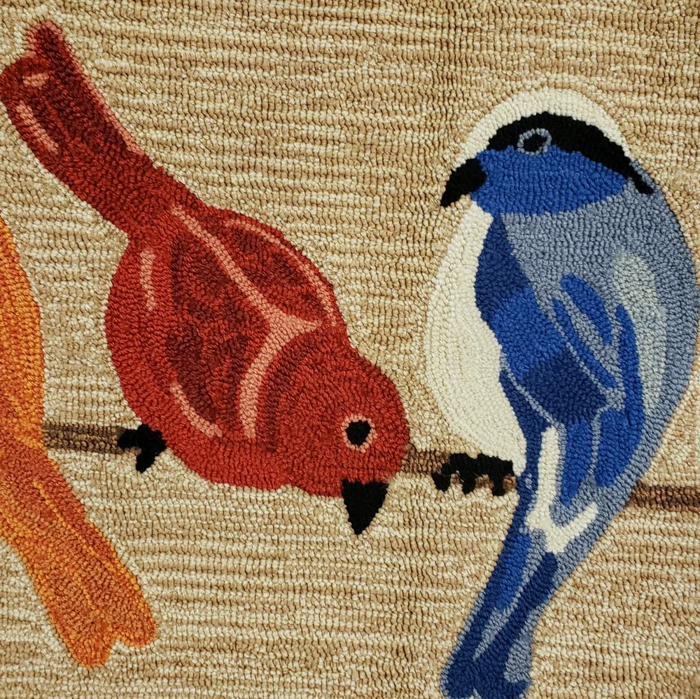 Pottery Barn Liora Manne birds Indoor/Outdoor Door Mat